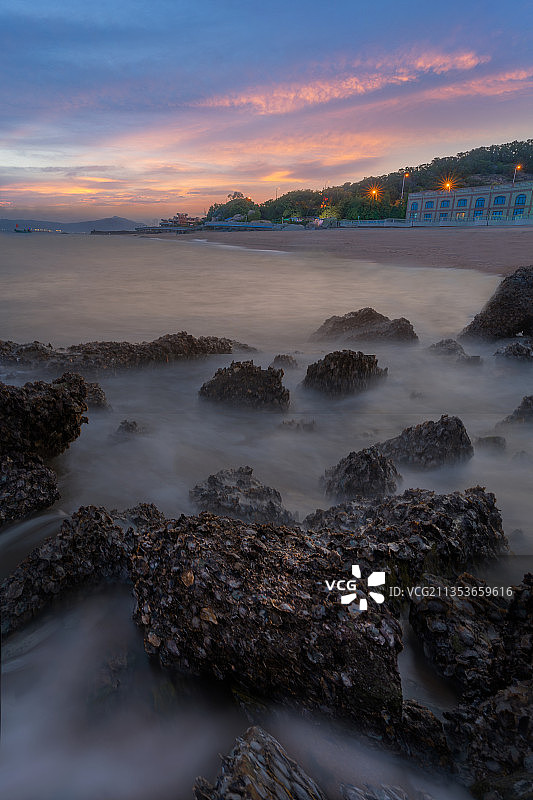 厦门黄厝沙滩图片素材