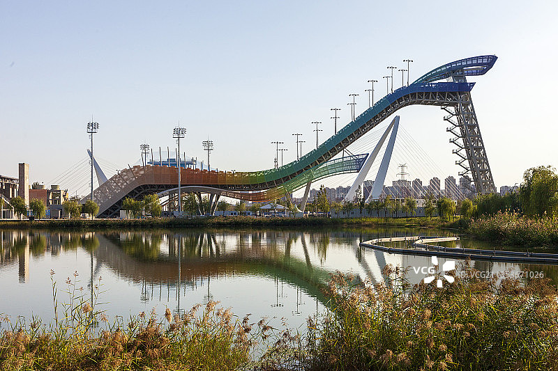 北京 首钢滑雪大跳台图片素材