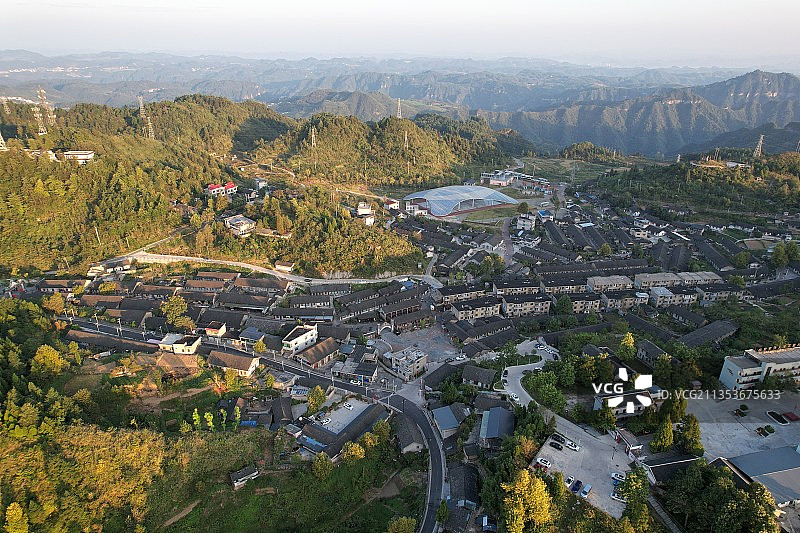 贵州省铜仁市万山区朱砂古镇风光图片素材