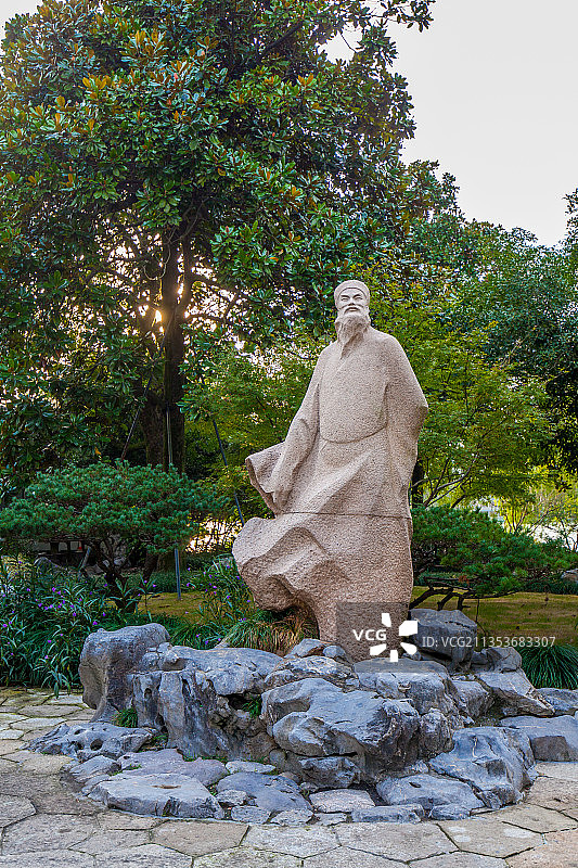 杭州西湖苏堤苏东坡纪念馆图片素材