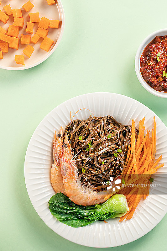 低卡荞麦面图片素材