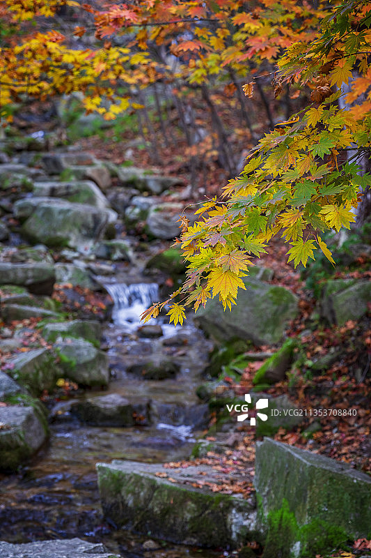 九如山瀑布群风景区  瀑布  慢门 流水图片素材