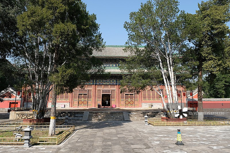 北京圆明园遗址公园正觉寺图片素材