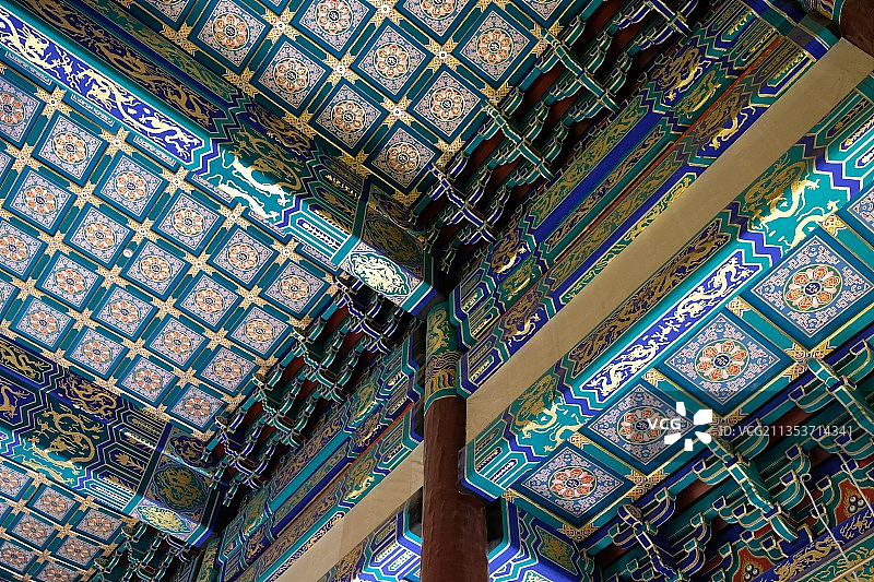 北京圆明园遗址公园正觉寺图片素材