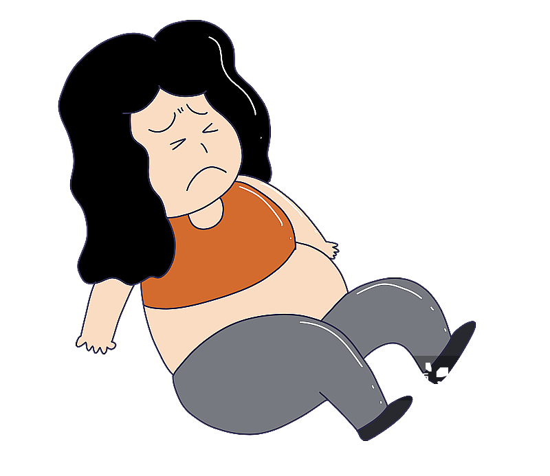 元素：肥胖的女性图片素材