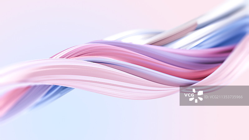 3D流体风格粉色梦幻曲面壁纸插图图片素材
