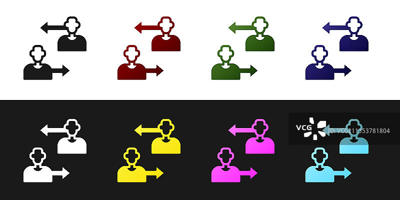 足球运动员图标合集图片素材