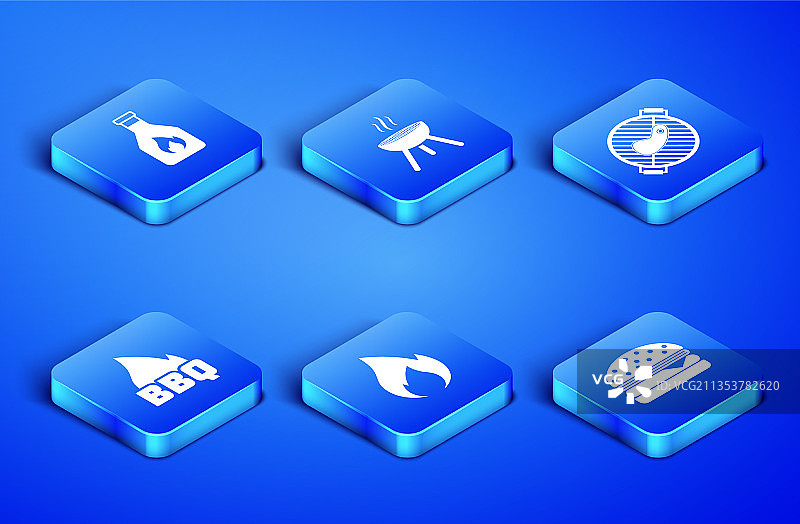 汉堡番茄酱瓶火焰烧烤合集图片素材