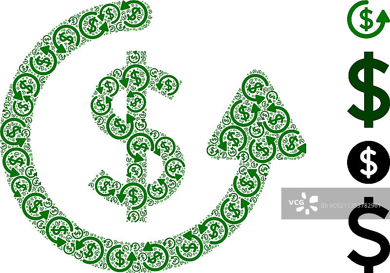 重复支付图标递归拼贴图片素材