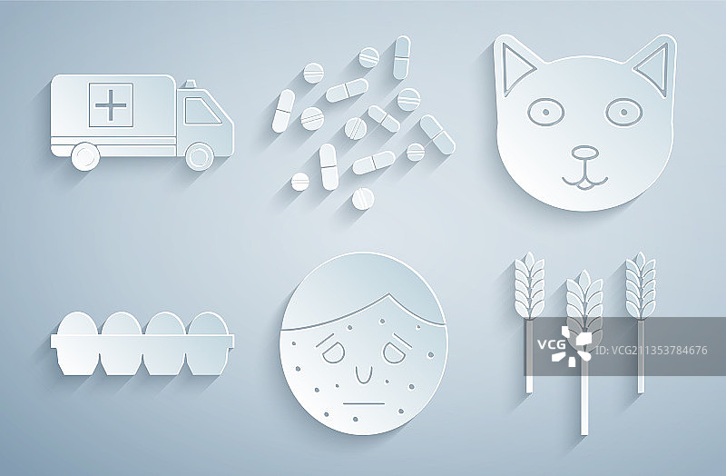 患有牛皮癣或湿疹的脸和宠物鸡图片素材