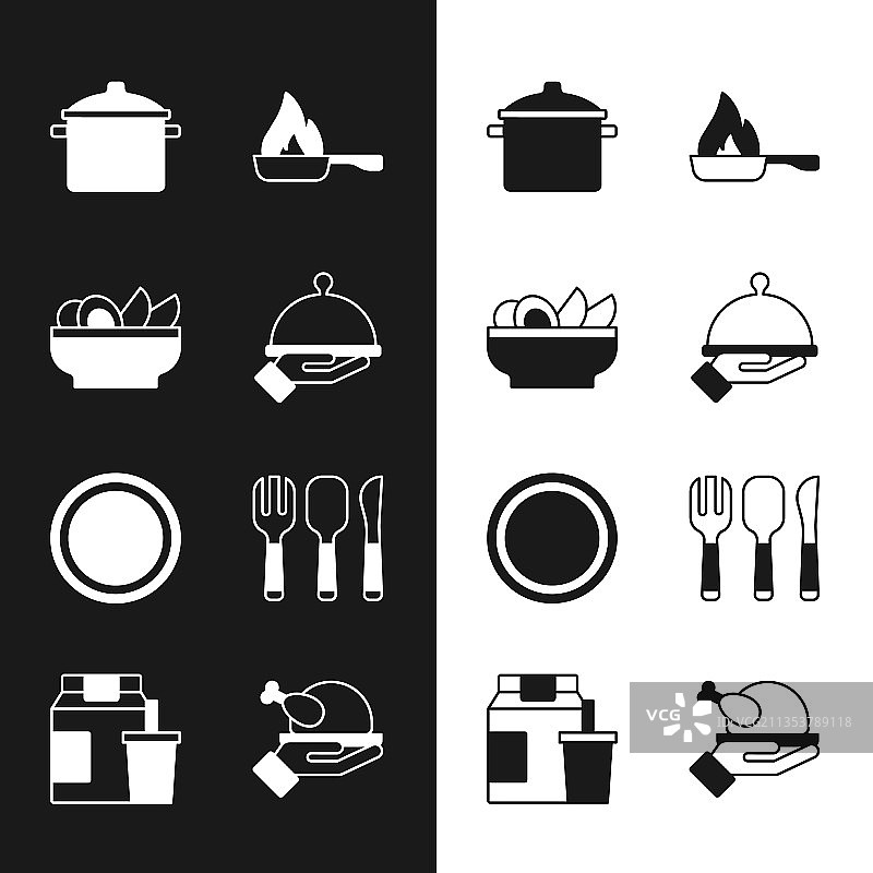 食物托盘与盘中玉米片图片素材