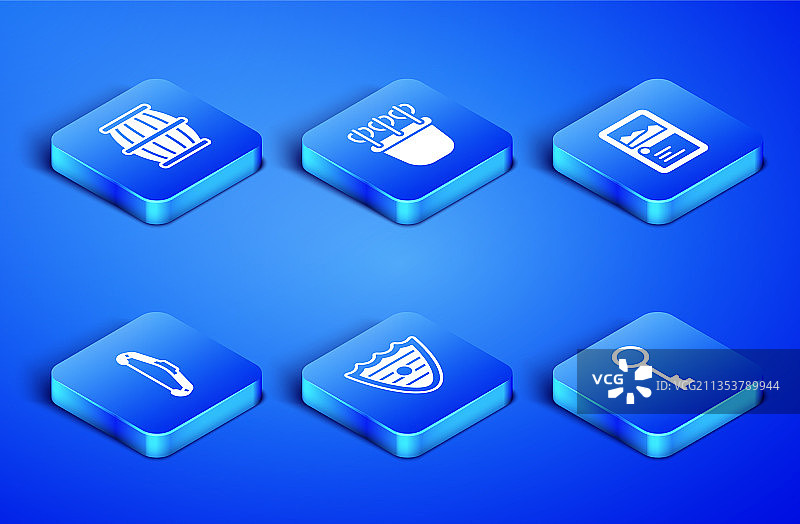 旧钥匙、枪、火药桶、盾牌（中世纪元素）图片素材