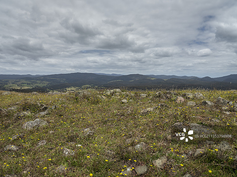 崎岖的高地图片素材