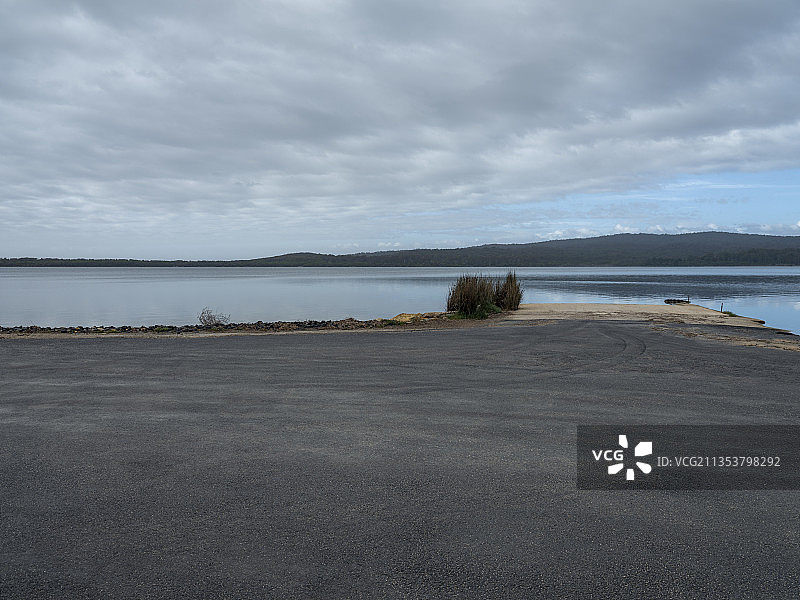海岸停车场坡道图片素材
