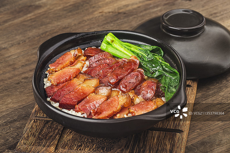 腊味煲仔饭图片素材