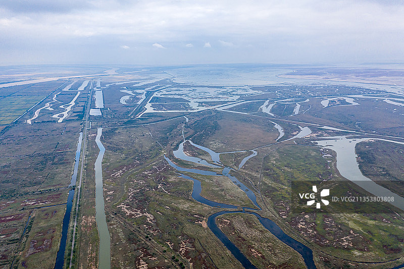 东营，黄河入海口图片素材