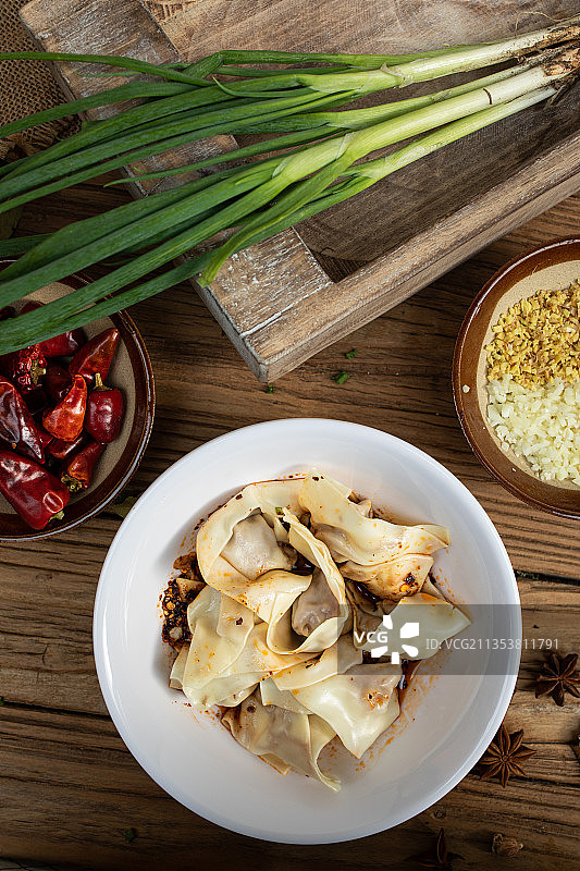 红油抄手图片素材