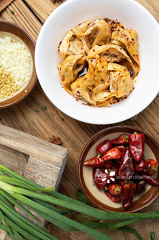 红油抄手图片素材