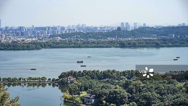 杭州湖滨公园图片素材