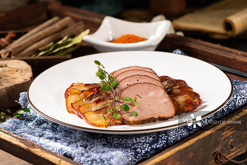 腊味拼盘图片素材