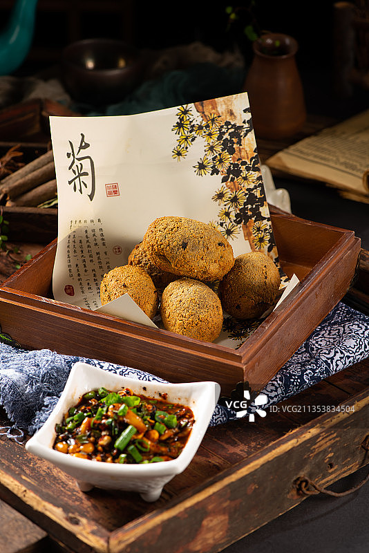 炸豆腐丸子图片素材
