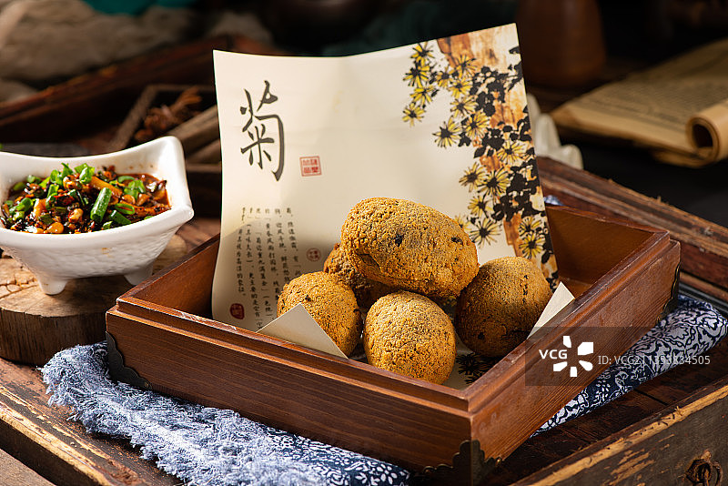 炸豆腐丸子图片素材