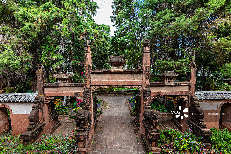 云南省楚雄州禄丰县黑井古镇图片素材