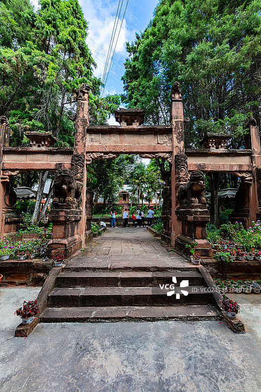 云南省楚雄州禄丰县黑井古镇图片素材