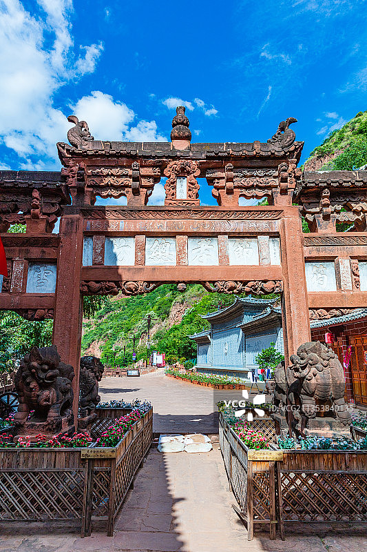 云南省楚雄州禄丰县黑井古镇图片素材