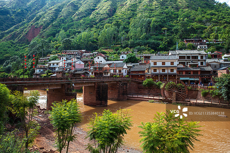 云南省楚雄州禄丰县黑井古镇图片素材