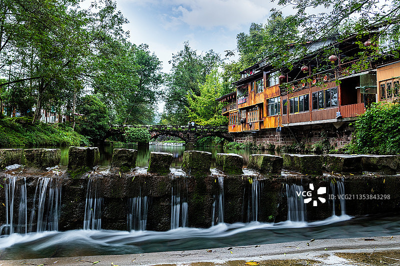 雅安上里古镇图片素材