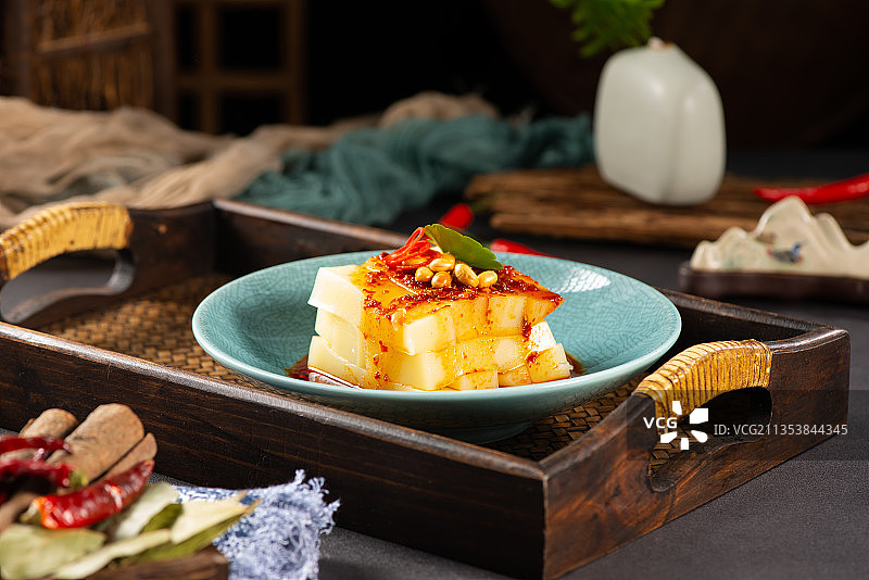 红油米豆腐图片素材