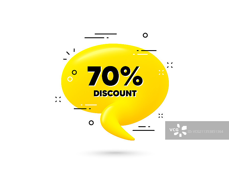 70%折扣促销优惠价格标志图片素材