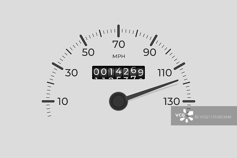 汽车里程表图片素材