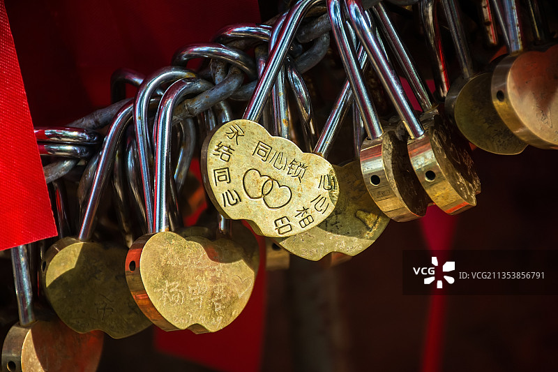 爱情同心锁图片素材