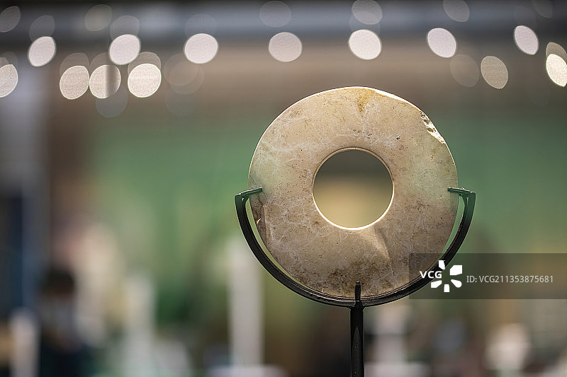 玉_玉璧_良渚博物院_浙江省博物馆图片素材