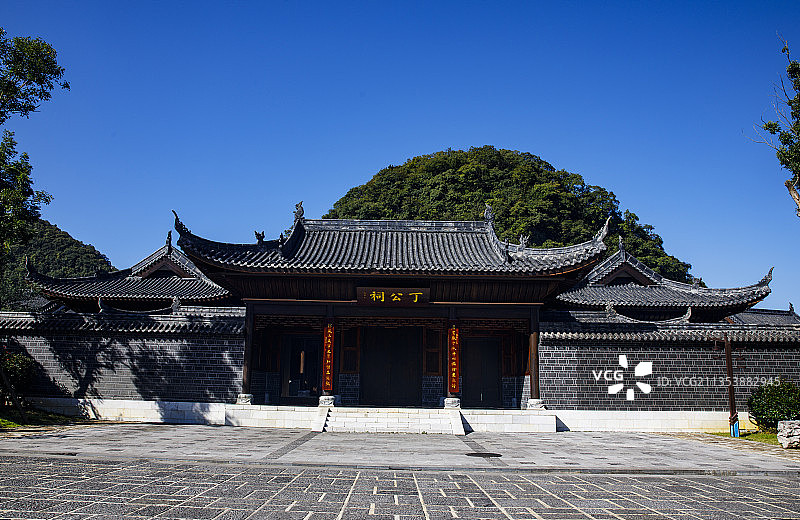 中国贵州毕节市织金县平远古镇图片素材