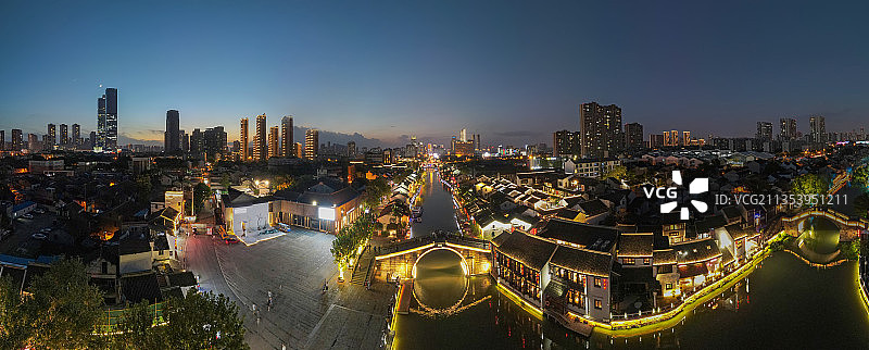 清名桥古运河景区图片素材