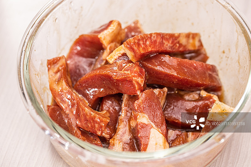 厨师准备制作牛肉图片素材