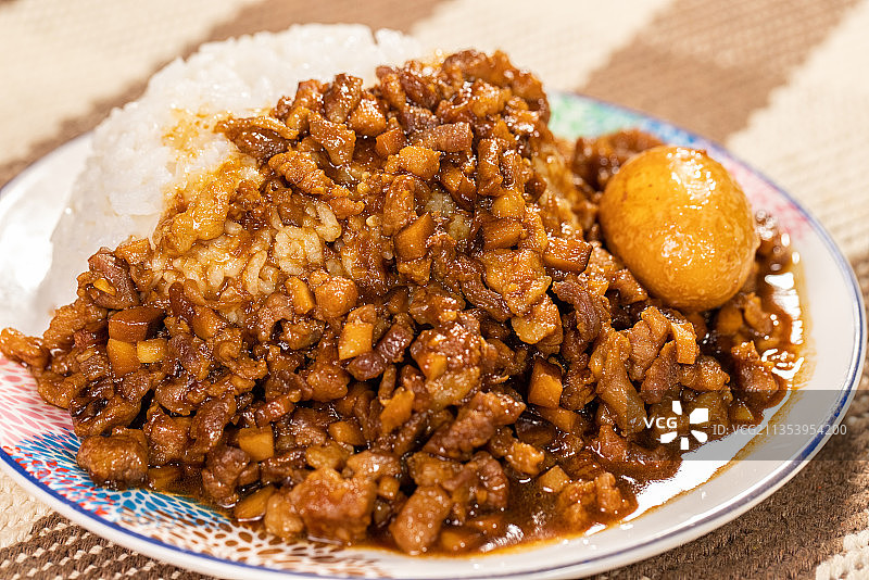 台湾卤肉饭图片素材