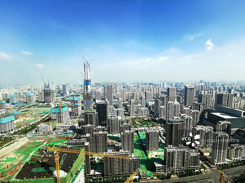 建设中的CBD图片素材