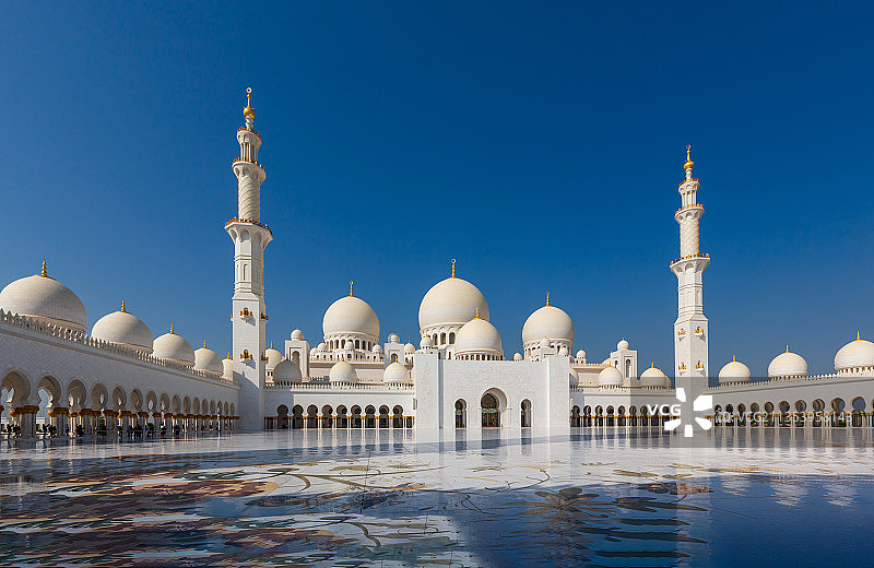 阿联酋扎耶德清真寺图片素材