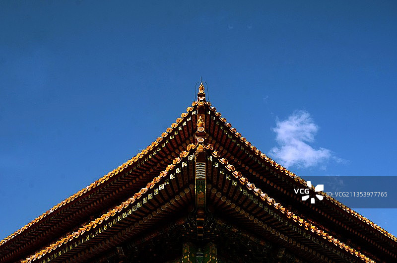 故宫重檐庑殿顶图片素材