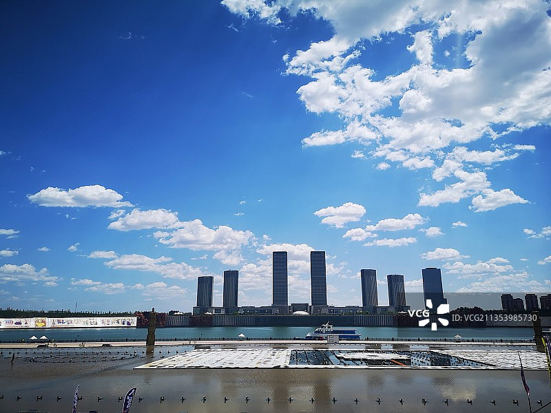 康巴什新城风光图片素材