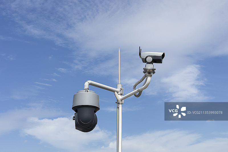 公共安全的电子监控设备图片素材