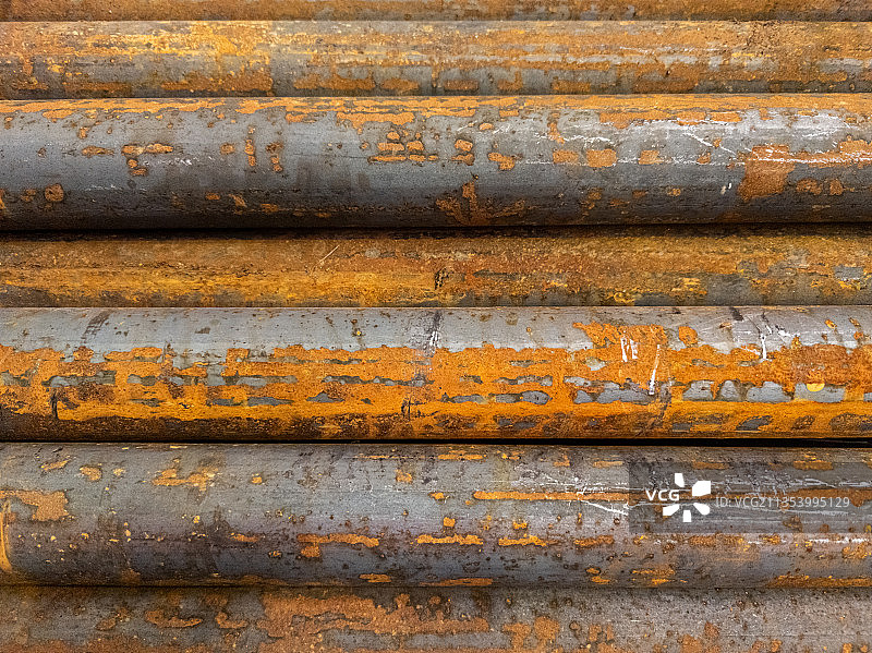 生锈金属的全画幅照片图片素材