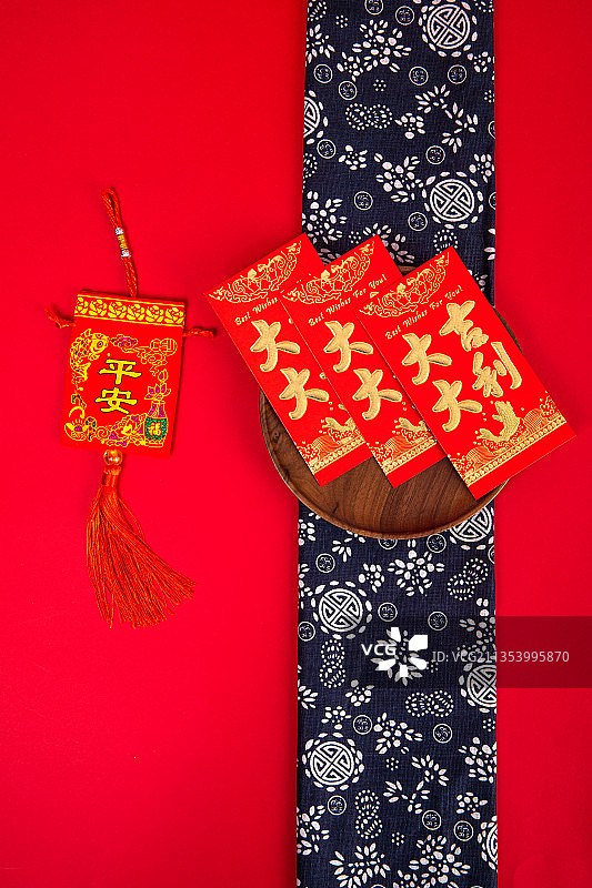 春节红包福袋图片素材
