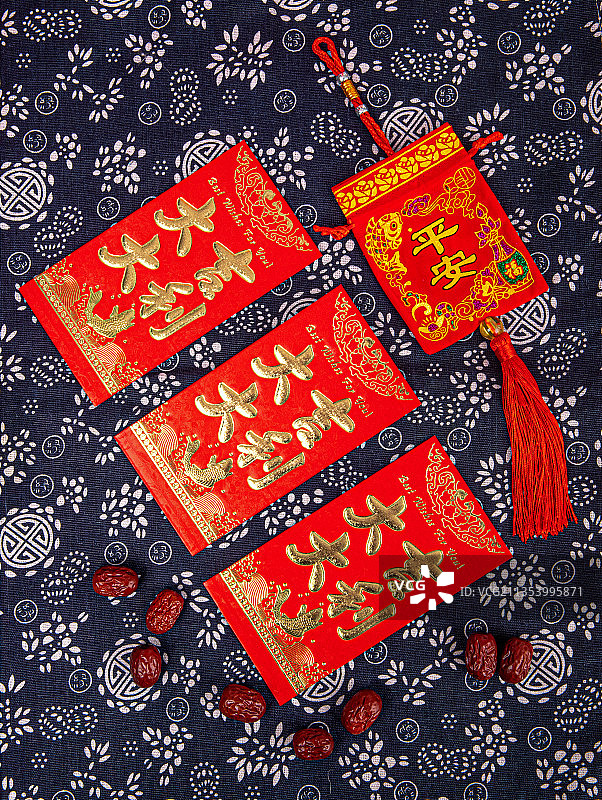 春节红包福袋图片素材