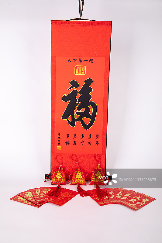 春节红包福袋图片素材