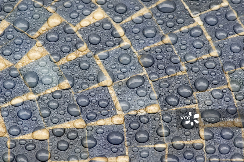 潮湿人行道全画幅照片图片素材